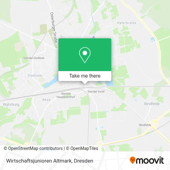 Карта Wirtschaftsjunioren Altmark