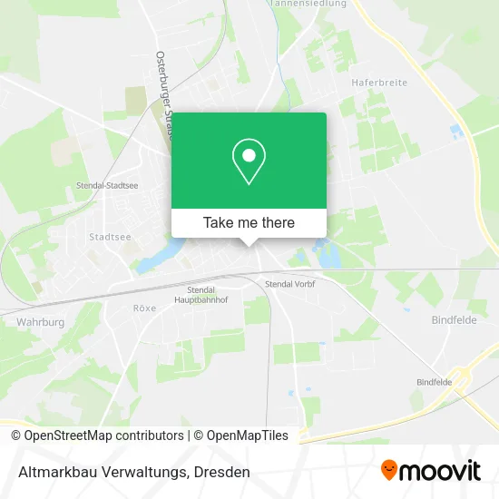 Карта Altmarkbau Verwaltungs