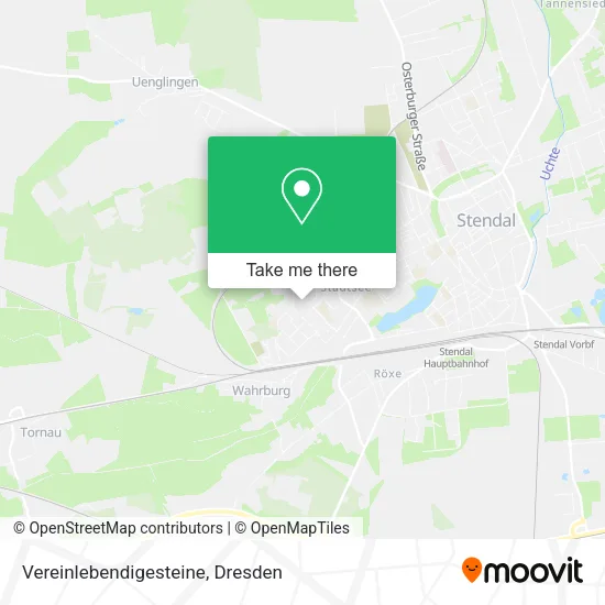 Карта Vereinlebendigesteine
