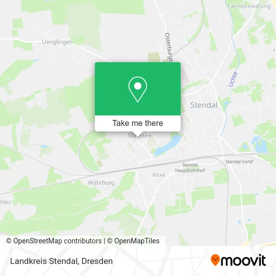 Карта Landkreis Stendal