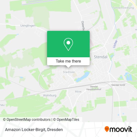 Карта Amazon Locker-Birgit