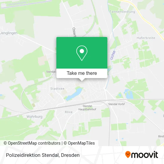 Карта Polizeidirektion Stendal