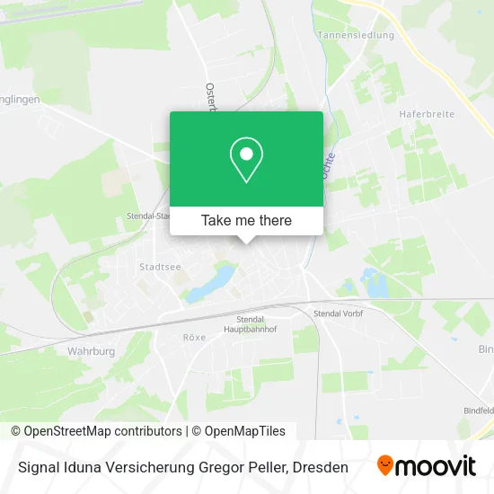 Карта Signal Iduna Versicherung Gregor Peller
