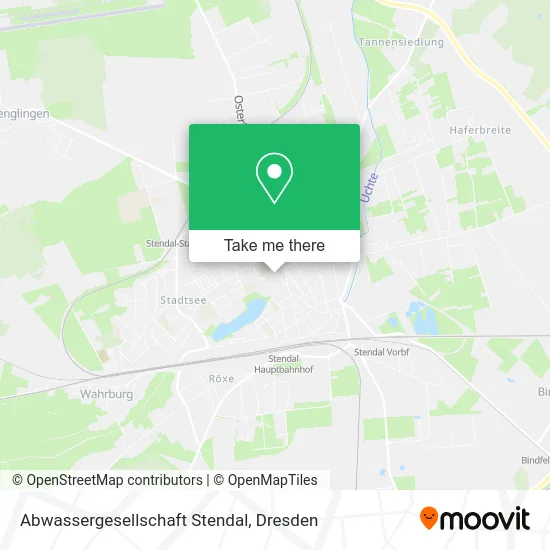 Карта Abwassergesellschaft Stendal