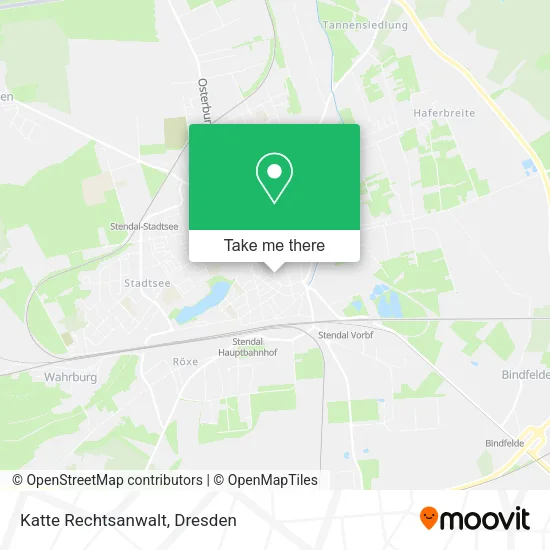 Карта Katte Rechtsanwalt