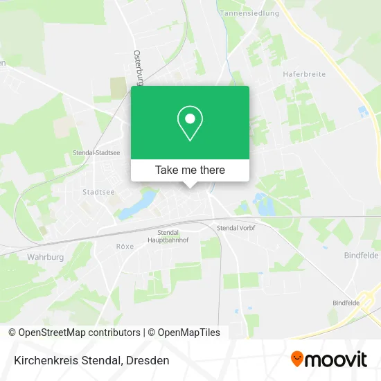 Карта Kirchenkreis Stendal