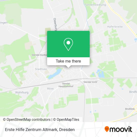 Карта Erste Hilfe Zentrum Altmark