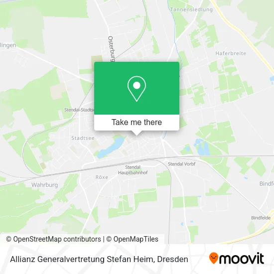 Карта Allianz Generalvertretung Stefan Heim