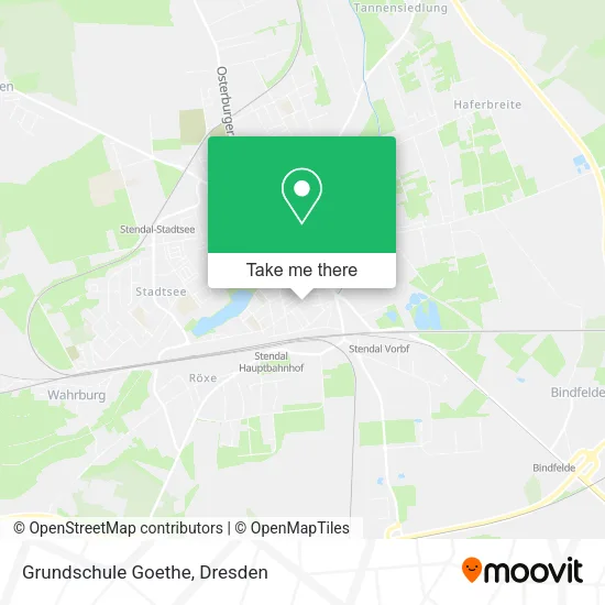 Карта Grundschule Goethe