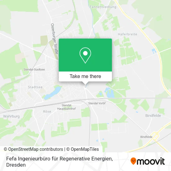 Карта Fefa Ingenieurbüro für Regenerative Energien