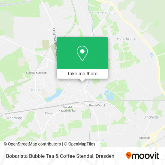 Карта Bobarista Bubble Tea & Coffee Stendal