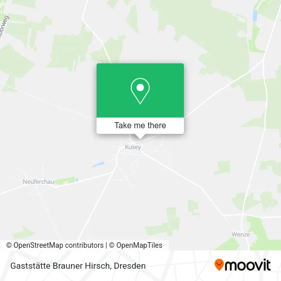 Карта Gaststätte Brauner Hirsch