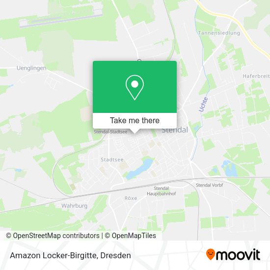 Карта Amazon Locker-Birgitte