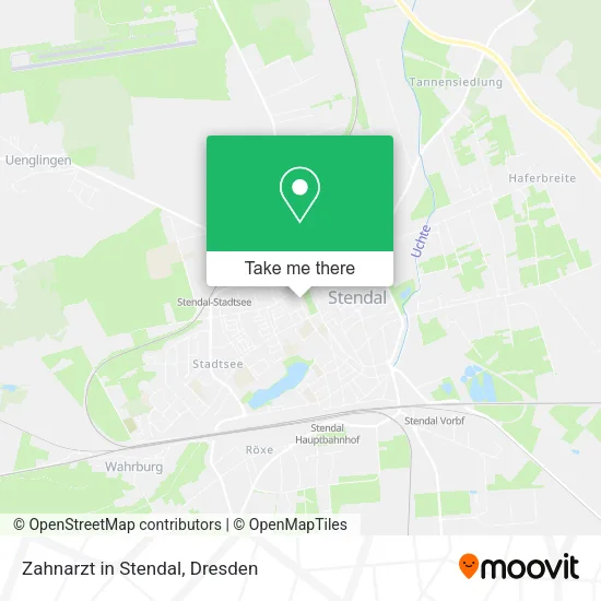 Карта Zahnarzt in Stendal