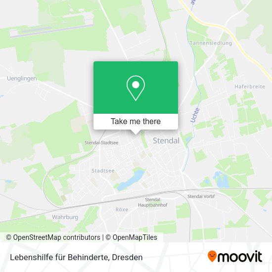 Карта Lebenshilfe für Behinderte