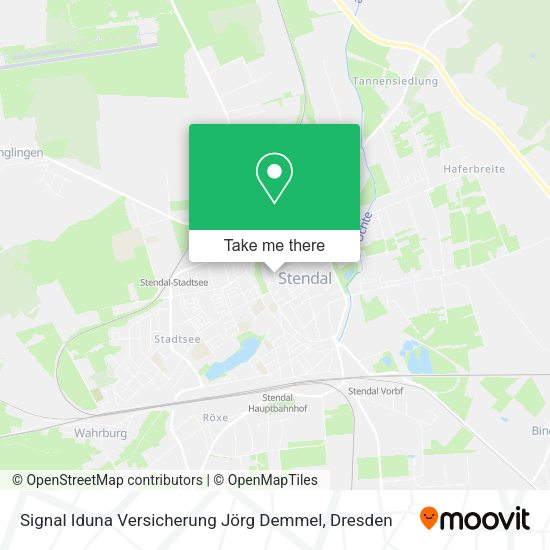 Карта Signal Iduna Versicherung Jörg Demmel