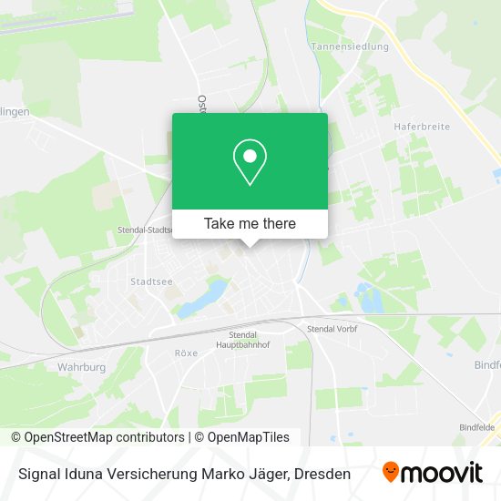 Карта Signal Iduna Versicherung Marko Jäger
