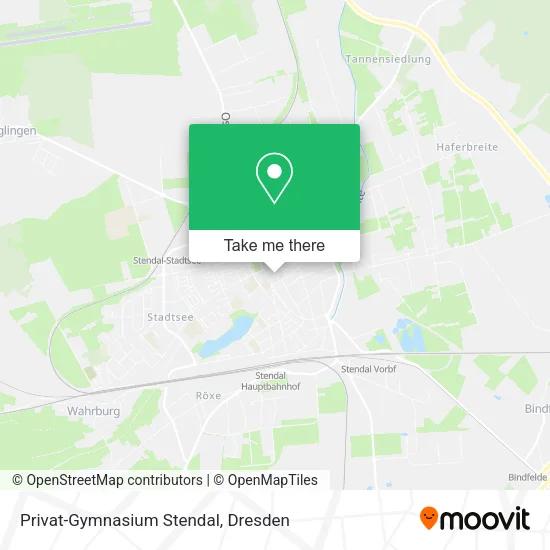 Карта Privat-Gymnasium Stendal