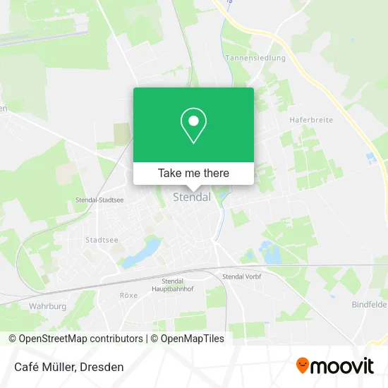 Карта Café Müller