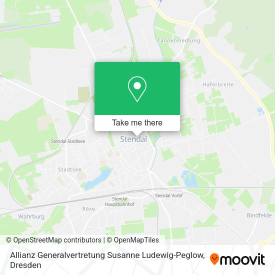 Карта Allianz Generalvertretung Susanne Ludewig-Peglow