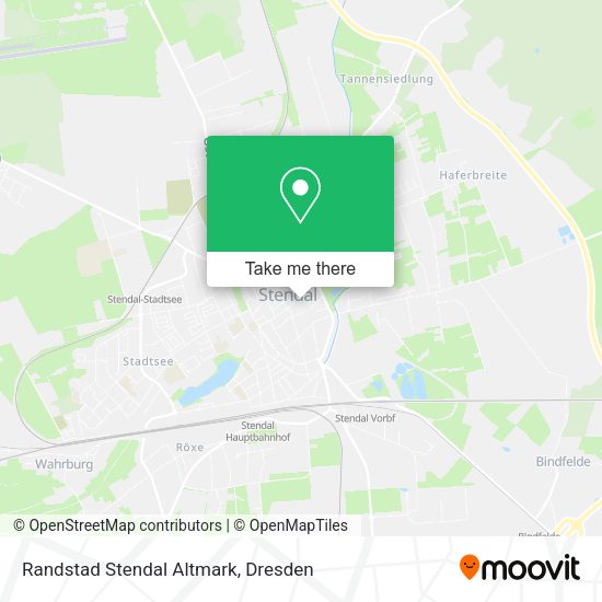 Карта Randstad Stendal Altmark