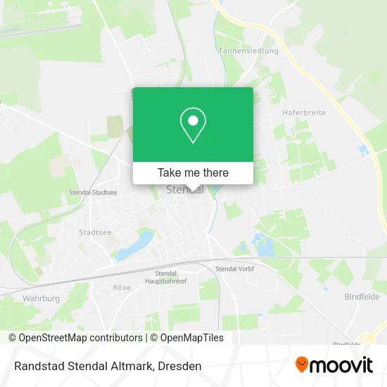 Карта Randstad Stendal Altmark