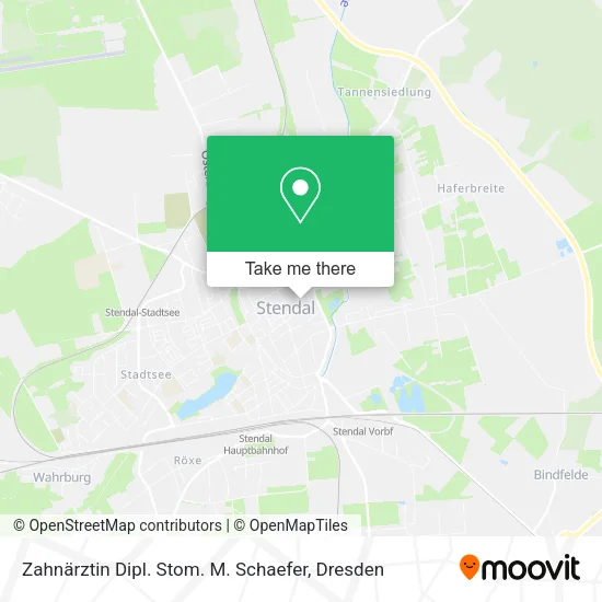 Карта Zahnärztin Dipl. Stom. M. Schaefer