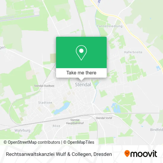 Карта Rechtsanwaltskanzlei Wulf & Collegen