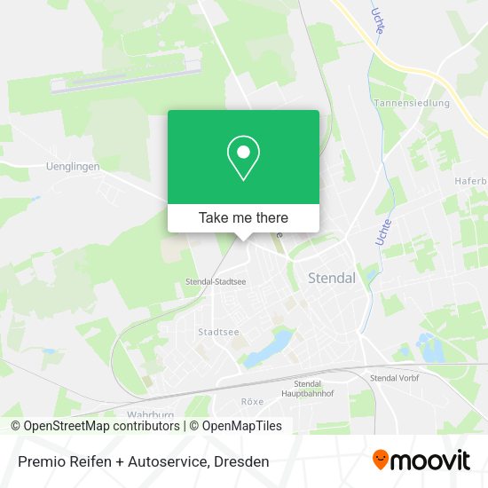 Карта Premio Reifen + Autoservice