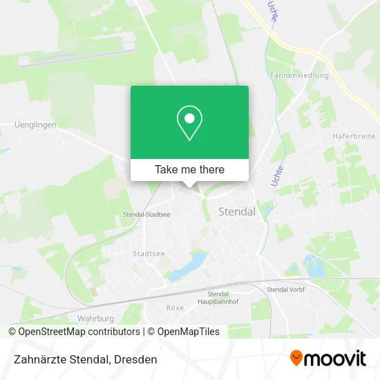 Карта Zahnärzte Stendal