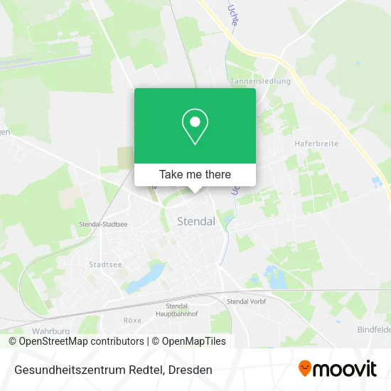 Карта Gesundheitszentrum Redtel
