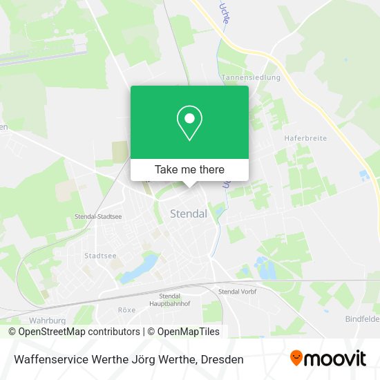Карта Waffenservice Werthe Jörg Werthe