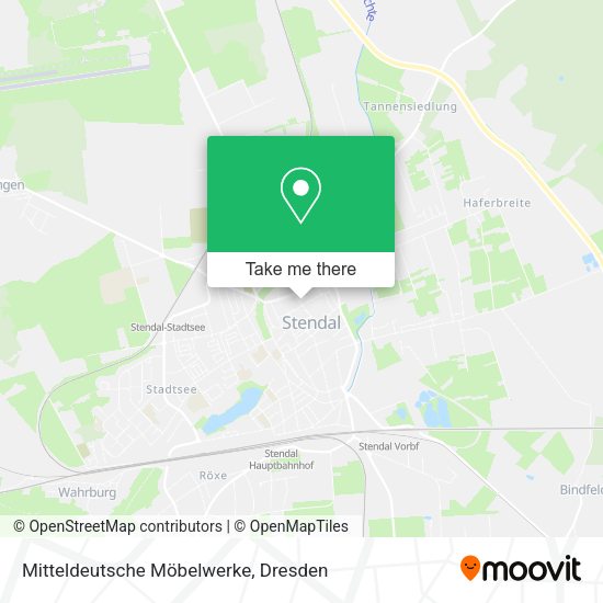 Карта Mitteldeutsche Möbelwerke