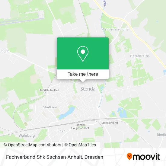 Карта Fachverband Shk Sachsen-Anhalt