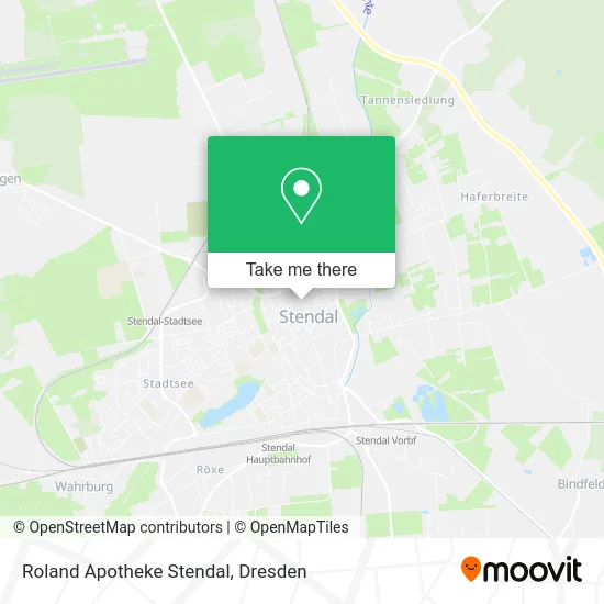 Roland Apotheke Stendal map