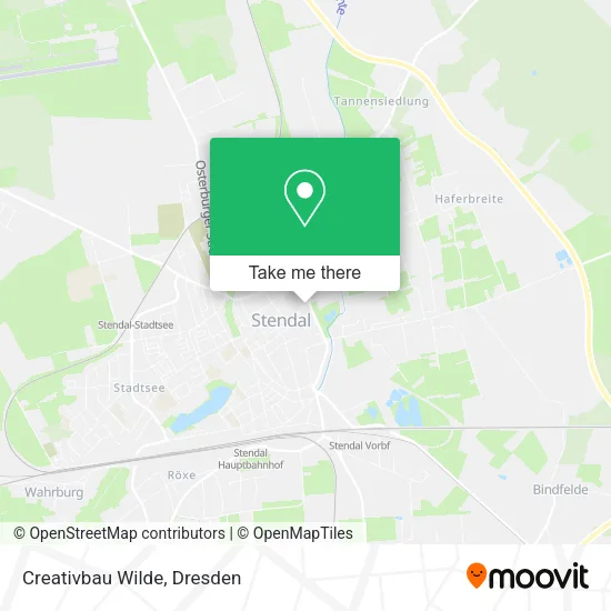 Карта Creativbau Wilde