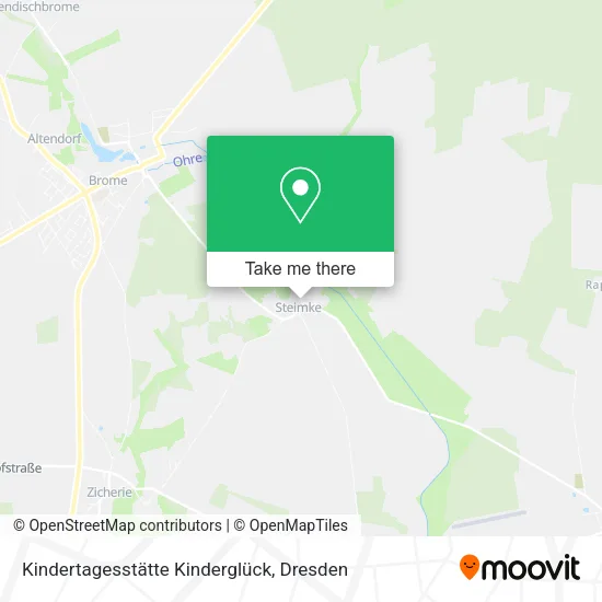 Карта Kindertagesstätte Kinderglück