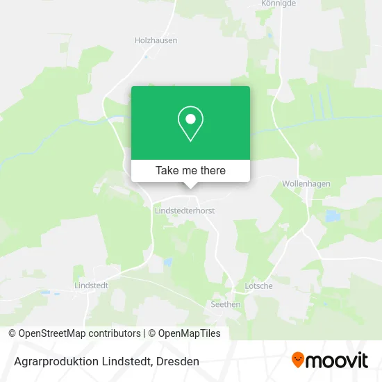 Карта Agrarproduktion Lindstedt