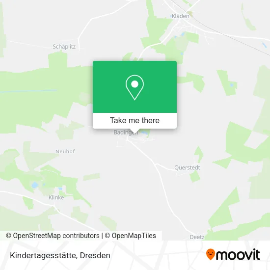 Карта Kindertagesstätte