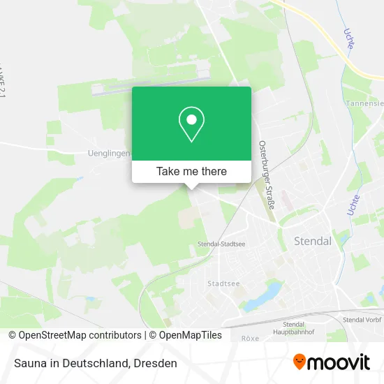 Карта Sauna in Deutschland