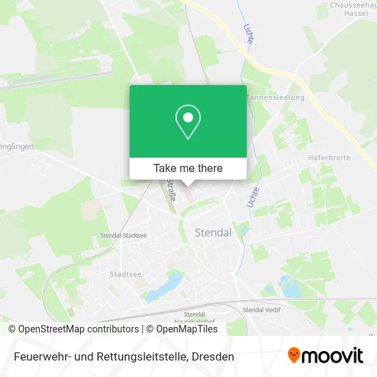 Карта Feuerwehr- und Rettungsleitstelle