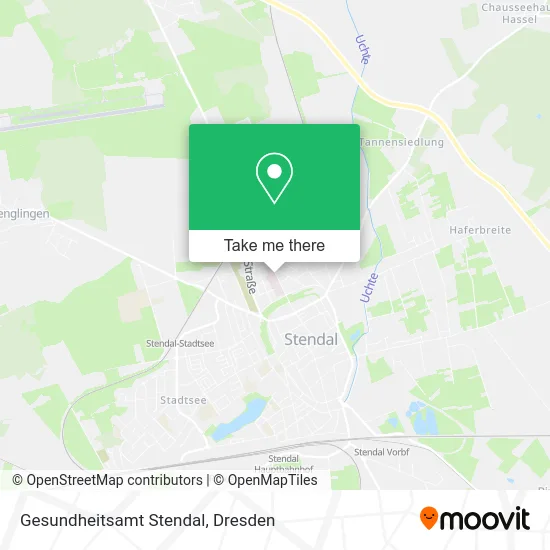 Карта Gesundheitsamt Stendal