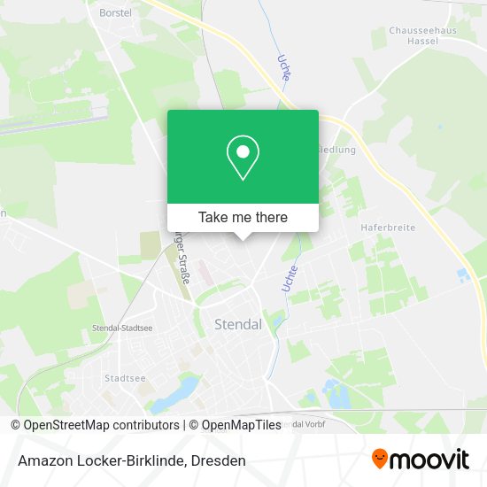 Карта Amazon Locker-Birklinde
