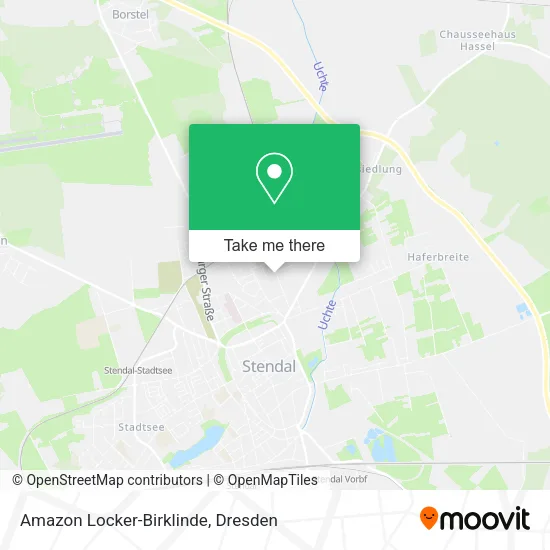 Карта Amazon Locker-Birklinde