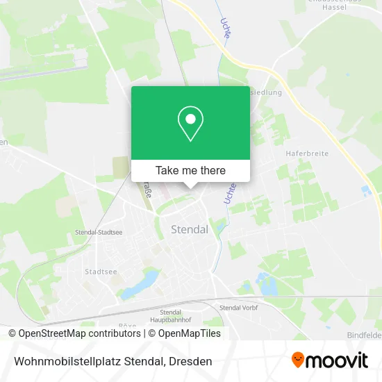 Карта Wohnmobilstellplatz Stendal