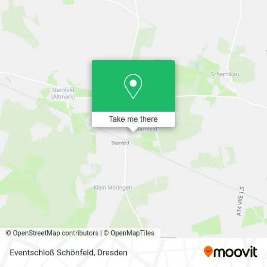 Карта Eventschloß Schönfeld