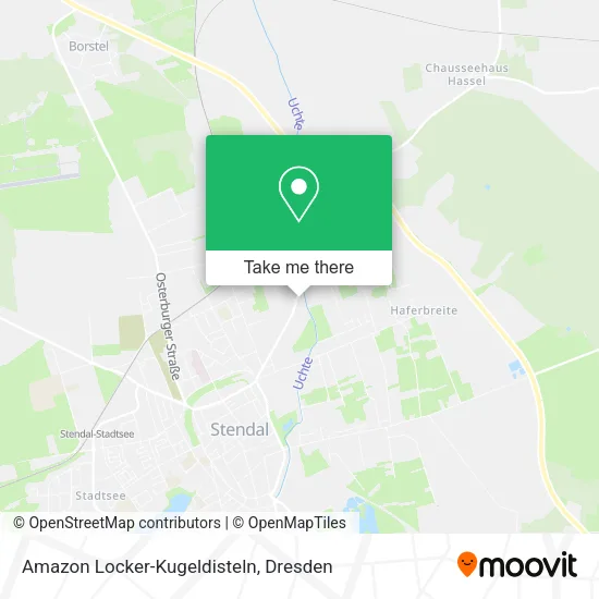 Карта Amazon Locker-Kugeldisteln