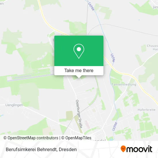 Berufsimkerei Behrendt map