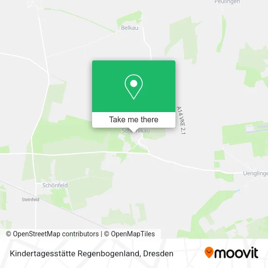 Карта Kindertagesstätte Regenbogenland