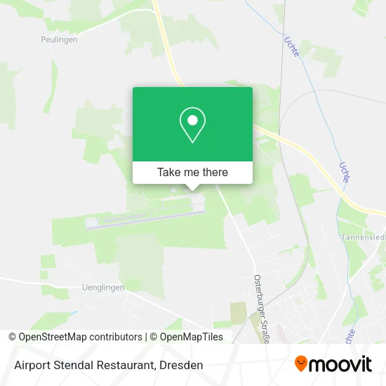 Карта Airport Stendal Restaurant